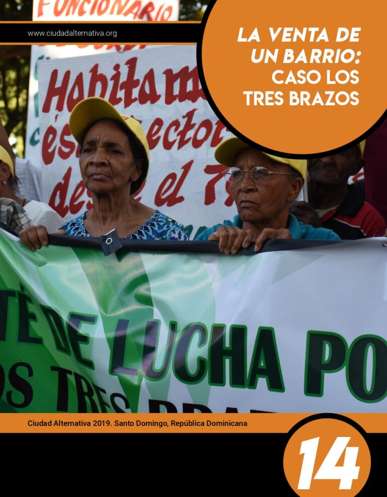 Portada: Boletín #14: La venta de un barrio: caso de Los Tres Brazos