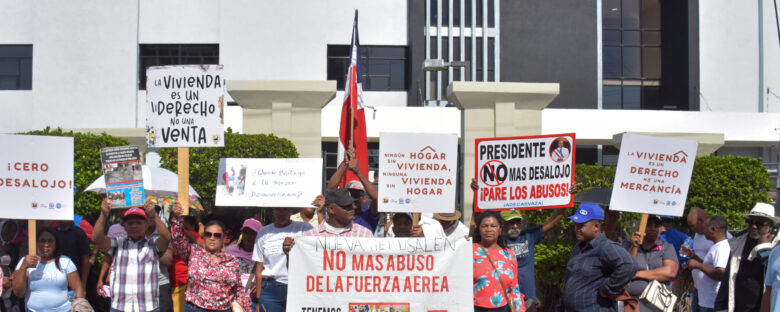Comunidades urbanas marchan exigiendo el cese de los desalojos forzosos y un marco legal que garantice la vivienda digna